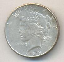 Amerikai Egyesült Államok 1923S 1$ Ag "Peace" T:2- USA 1923S 1 Dollar Ag "Peace" C:VF