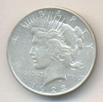 Amerikai Egyesült Államok 1923. 1$ Ag "Peace" T:3 USA 1923. 1 Dollar Ag "Peace" C:F