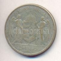 1930. 5P Ag "Horthy-jobbra" T:3