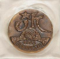 1983. "Nemzetközi Eszperantó Kongresszus Budapest" Br emlékérem (63mm) dísztokban T:1-
