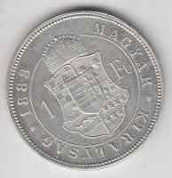 1883KB 1Ft Ag "Barokk címer" T:2