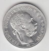 1888KB 1Ft Ag "Barokk címer" T:1-,2