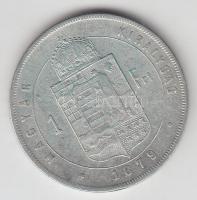 1879KB 1Ft Ag "Középcímer" T:3