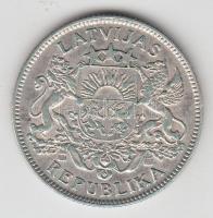 Lettország 1924. 1L Ag T:2
Latvia 1924. 1 Lats Ag C:XF