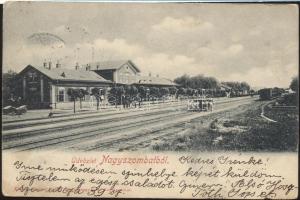 Nagyszombat railway station (small tear)