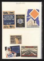 6 db közlekedés motívum levélzáró