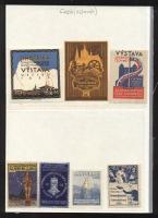 7 db csehszlovák levélzáró