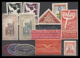 13 db magyar kiállítási levélzáró