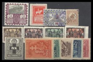 14 db katonai tárgyú levélzáró