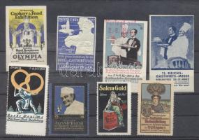 Vendéglátás, 8 klf régi levélzáró