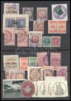 31 db olasz okmánybélyeg és szignetta kivágás