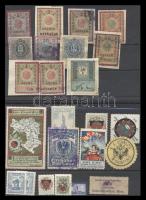 Ausztria levélzárók, segélybélyegek, okmánybélyegek 24 db