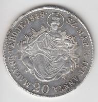 1848KB 20Kr Ag "V. Ferdinánd" T:2,2- ph