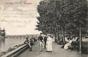 1910 Keszthely Parti sétány