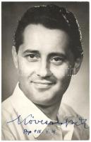 1956 Kövecses Béla operaénekes fotója saját kezű aláírásával