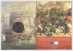 Nagy-Britannia 2005. 5Ł "Trafalgari csata" díszkiadásban tanúsítvánnyal T:BU
Great Britain...