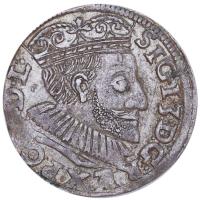 Lengyel Királyság / Poznan 1592. 3Gr Ag "III. Zsigmond" (2.35g) T:2-,3 Poland / Posen 1592. 3 Grossi Ag "Sigismund III" "SIGI 3 D G REX PO M D L / III GROS ARG TRIP REG POLONIAE 92 I-F" (2.35g) C:VF,F Kopicki 953.