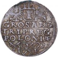 Lengyel Királyság / Poznan 1592. 3Gr Ag "III. Zsigmond" (2.35g) T:2-,3
Poland / Posen 1592...