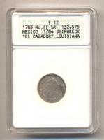 Mexikó 1873. 1/2R Ag hajóroncsból származó érme T:3/3- Vákumcsomagolásban!
Mexico 1873. 1/2 Reales A...