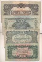 1944. 10P, 20P, 50P, 100P " A Vöröshadsereg Parancsnoksága" T:III