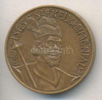 Tóth Sándor (1933-) 1989. "MÉE Hajdú-Bihar Megye / Siménfalvi Székely Mózes" Br emlékérem (42,5mm) T:1