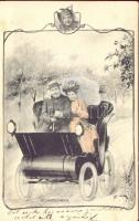 Automobile, couple