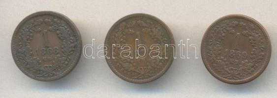 1868KB 1Kr + 1869KB 1Kr + 1872KB 1Kr T:2-,3