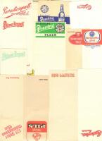 16 db különböző sörös számolócédula / Beer counting slips