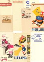 10 db különböző számolócédula / Beer counting slips