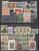 44 db régi magyar levélzáró 2 berakólapon