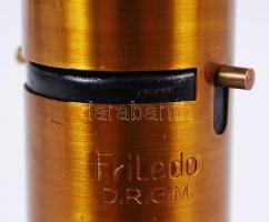 cca 1930 Friledo zsebmikroszkóp / 
Friledo pocket microscope, 10,5cm