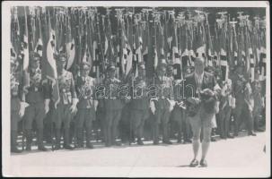 Innsbruck German military parade, NS propaganda