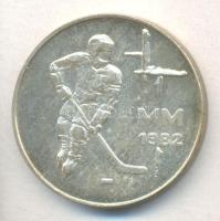Finnország 1982. 50M Ag "Jégkorong VB" plasziktokban tanúsítvánnyal T:BU Finland 1982. 50 Markkaa Ag "Ice Hockey World Championship" in plastic case with certificate C:BU