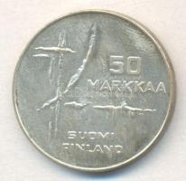 Finnország 1982. 50M Ag "Jégkorong VB" plasziktokban tanúsítvánnyal T:BU
Finland 1982. 50 ...