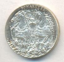 Finnország 1981. 50M Ag "80 éves Kekkonen államfő" plasztiktokban tanúsítvánnyal T:BU
Finl...