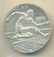 Finnország 1981. 50M Ag "Atlétikai VB" tanúsítvánnyal T:BU Finland 1981. 50 Markkaa Ag "1st World Athletics Championships" with certificate C:BU