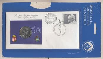 1991. "János Pál pápa" 100Ft, az első magyar érmés boríték-FDC T:BU