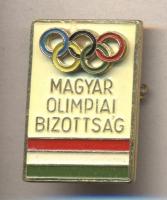 DN &quot;Magyar Olimpiai Bizottság&quot; zománcozott jelvény dísztokban T:1