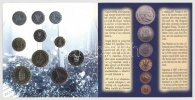 1996. 10f-100Ft 10klf db "50 éves a forint" dísztokos szettben T:BU Csak 7000db!