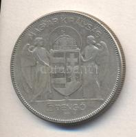 1930. 5P Ag "Horthy-jobbra" T:3