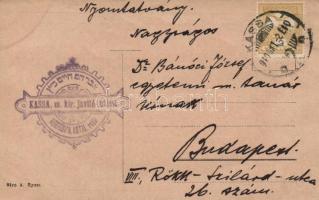 Hebrew New Year greeting from the rabbi of the reformatory institute in Kassa, Judaica