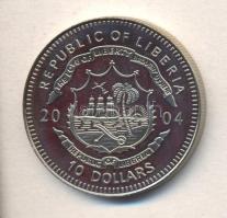 Libéria 2004. 10$ "Szabadság pillanatai-Jean d´Arc 1429." multicolor T:PP Liberia 2004. 10 Dollars "Moments of Freedom-Jean d´Arc the virgin of Orleans 1429." multicolor C:PP
