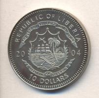 Libéria 2004. 10$ "Szabadság pillanatai-Lech Walesa és a Szolidaritás 1980." multicolor T:PP Liberia 2004. 10 Dollars "Moments of Freedom-Lech Walesa and the Solidarity 1980." multicolor C:PP