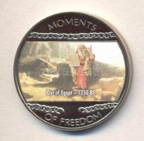 Libéria 2004. 10$ "Szabadság pillanatai-Mózes kivezeti népét Egyiptomból i.e. 1250." multi...