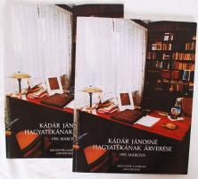 Kádár árverés i-II. 1993 Műgyűjtők galériája