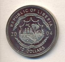 Libéria 2004. 10$ "Szabadság pillanatai-Az algériai függetlenségi felkelés 1954." multicolor T:PP Liberia 2004. 10 Dollars "Moments of Freedom-War of independence in Algeria 1954." multicolor C:PP