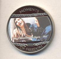 Libéria 2004. 10$ "Szabadság pillanatai-Az algériai függetlenségi felkelés 1954." multicol...