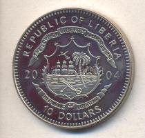 Libéria 2004. 10$ "Szabadság pillanatai-Tienanmen tér 1989." multicolor T:PP Liberia 2004. 10 Dollars "Moments of Freedom-Tienanmen square 1989." multicolor C:PP
