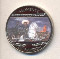 Libéria 2004. 10$ "Szabadság pillanatai-Zapata forradalma Mexikóban 1914." multicolor T:PP...