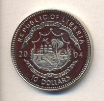 Libéria 2004. 10$ "Szabadság pillanatai-Pinochet-rezsim vége 1989" multicolor T:PP Liberia 2004. 10 Dollars "Moments of Freedom-The end opf Pinochet's regime 1989" multicolor C:PP